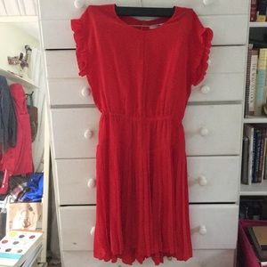 MADEWELL red silk dress